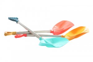 Lopata kov-plast na písek 65 cm