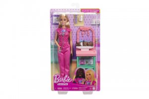 Barbie herní set povolání - pediatrička JCR72