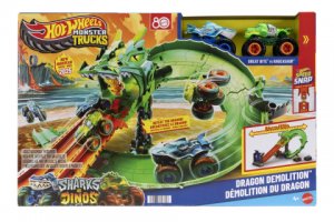 Hot Wheels Monster Trucks dráha Dračí zkáza JFR06 TV