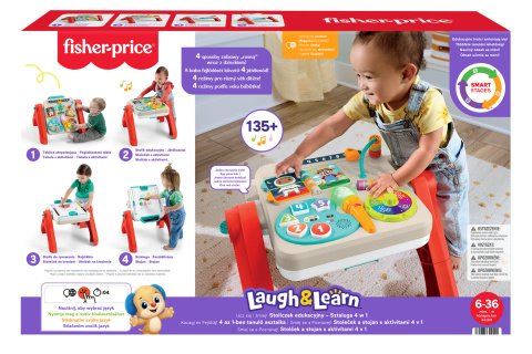 Fisher Price Mluvící stoleček CZ/SK/ENG/HU/PL JGW88 TV