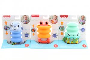 Fisher Price Chrastítko 2v1 Mořská zvířátka JHB54