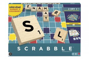 Scrabble Dřevěná edice CZ JLJ68 TV