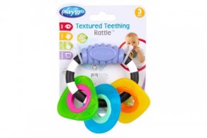 Playgro - Kousací chrastítko s tvary
