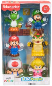 Mattel Fisher-Price Little People Figurky My Mario 6 kusů Jhg63
