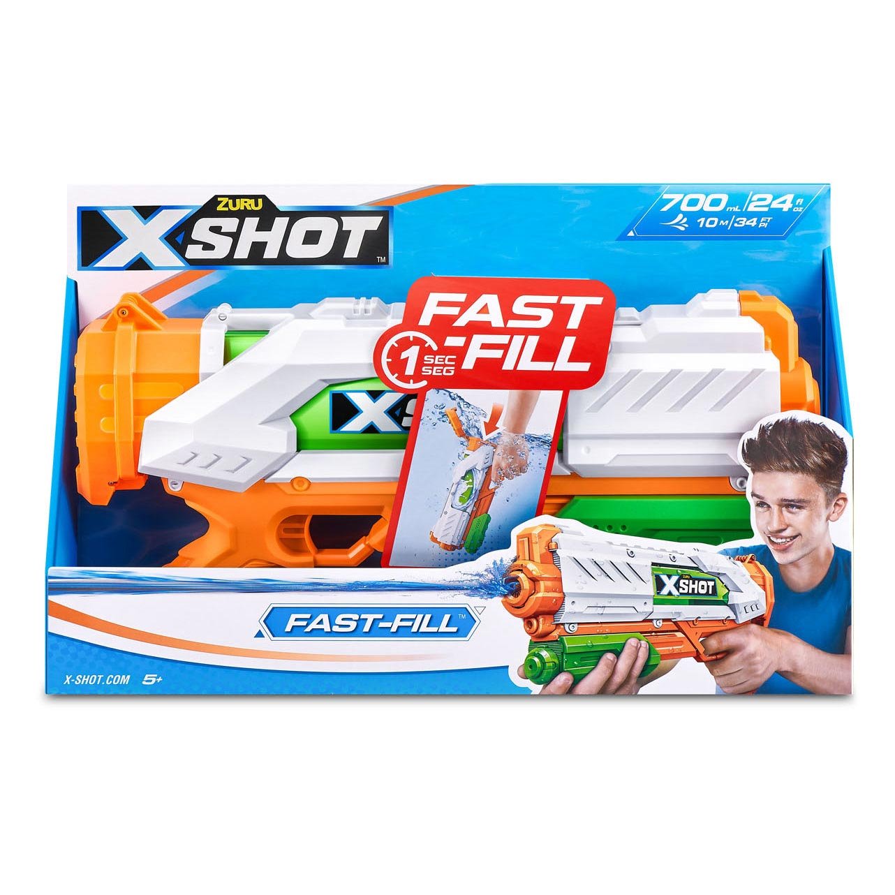 ZURU X-SHOT vodní pistole FAST-FILL