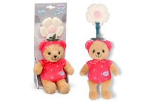 BABY born for babies Medvídek Teddy - jahůdka, 18 cm