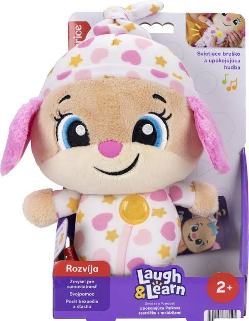 Fisher Price Zklidňující pejskova sestřička s melodiemi CZ JMM42