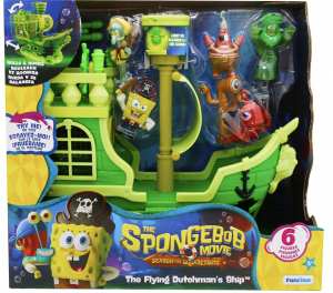 SpongeBob Pirátská loď létající Holanďan se 6 figurkami