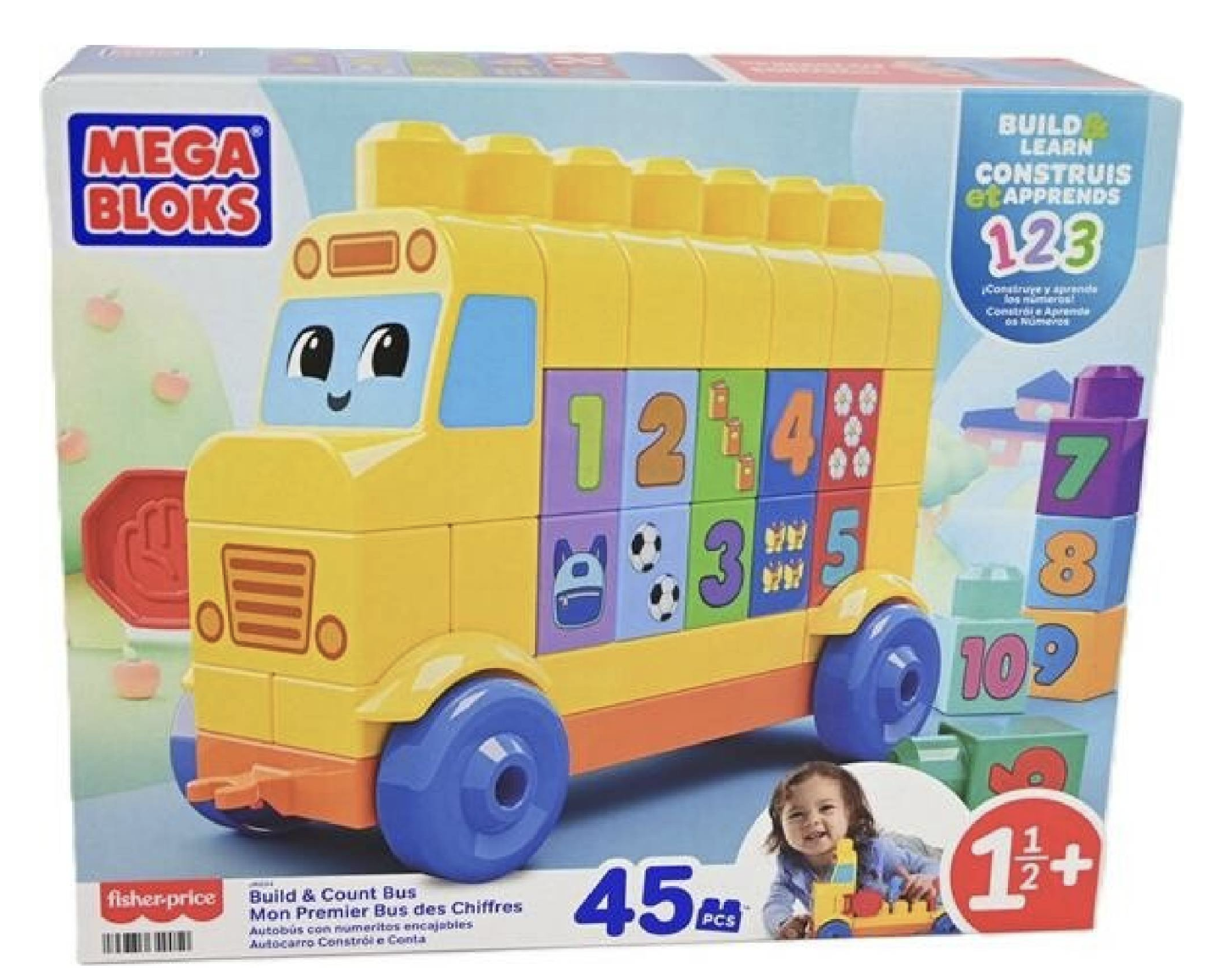 Mega bloks Zábavný autobus s počítáním JKG34