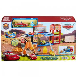 Mattel Disney Cars Hrací set Race and Rescue Velitelství