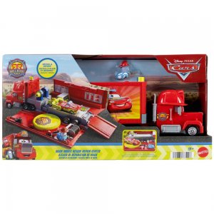 Mattel Disney Cars Herní sada Mackovo mobilní záchranné a opravárenské centrum JMT58