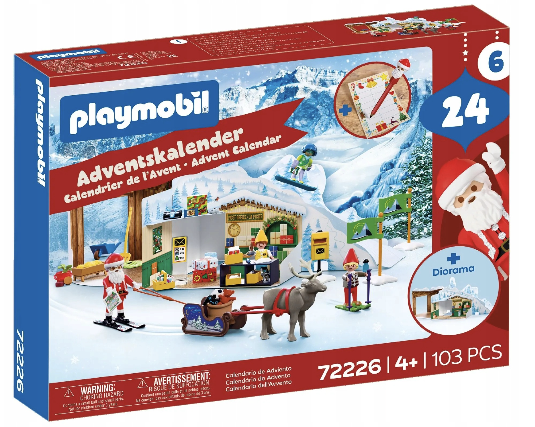 PLAYMOBIL 72226 ADVENTNÍ KALENDÁŘ Severní pól