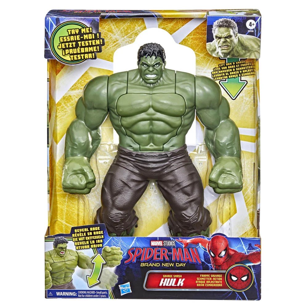 Marvel SpiderMan Brand New Day Savage Smash Hulk 30cm G2446