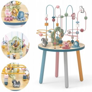 Viga Toys dřevěný manipulační stolek hračky