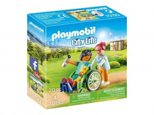 PLAYMOBIL 70193 Pacient na vozíku