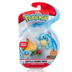 Pokemon-Figuren Squirtle und Appletun 5 cm