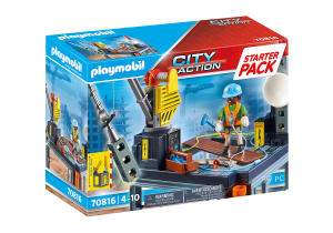Playmobil 70816 Staveniště s navijákem