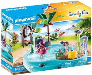 Playmobil 70610 Family Fun zábavný bazén s rozprašovačom vody