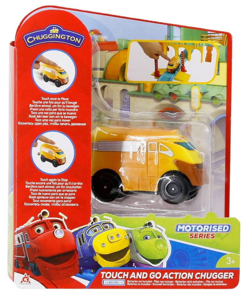 Chuggington Veselé vláčky Touch&Go Super Ciuchcia