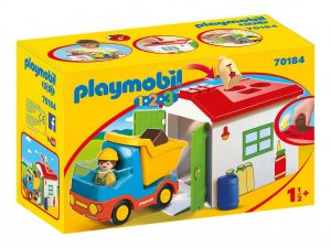 Playmobil 70184 Vyklápěcí auto s garáží vkládačka