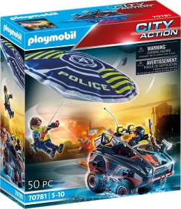 PLAYMOBIL 70781 Policajný padák Prenasledovanie obojživelného vozidla