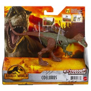 Mattel Jurský svět Nadvláda Zranění v boji COELURUS