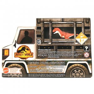 Mattel Jurassic World Domination Claire und 4 Mini-Dinosaurier