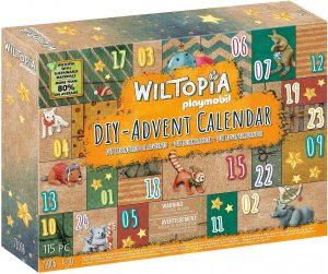 Playmobil Wiltopia 71006 DIY Adventní kalendář: Zvířecí cesta kolem světa