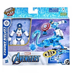 Hasbro AVENGERS BEND AND FLEX Captain America MISE