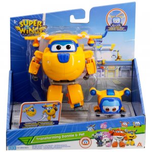 Super Wings Transforming Donnie a Super Pet Donnie