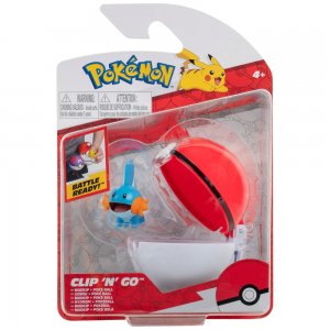 Jazwares Pokémon Clip and Go Poké Ball Mudkip