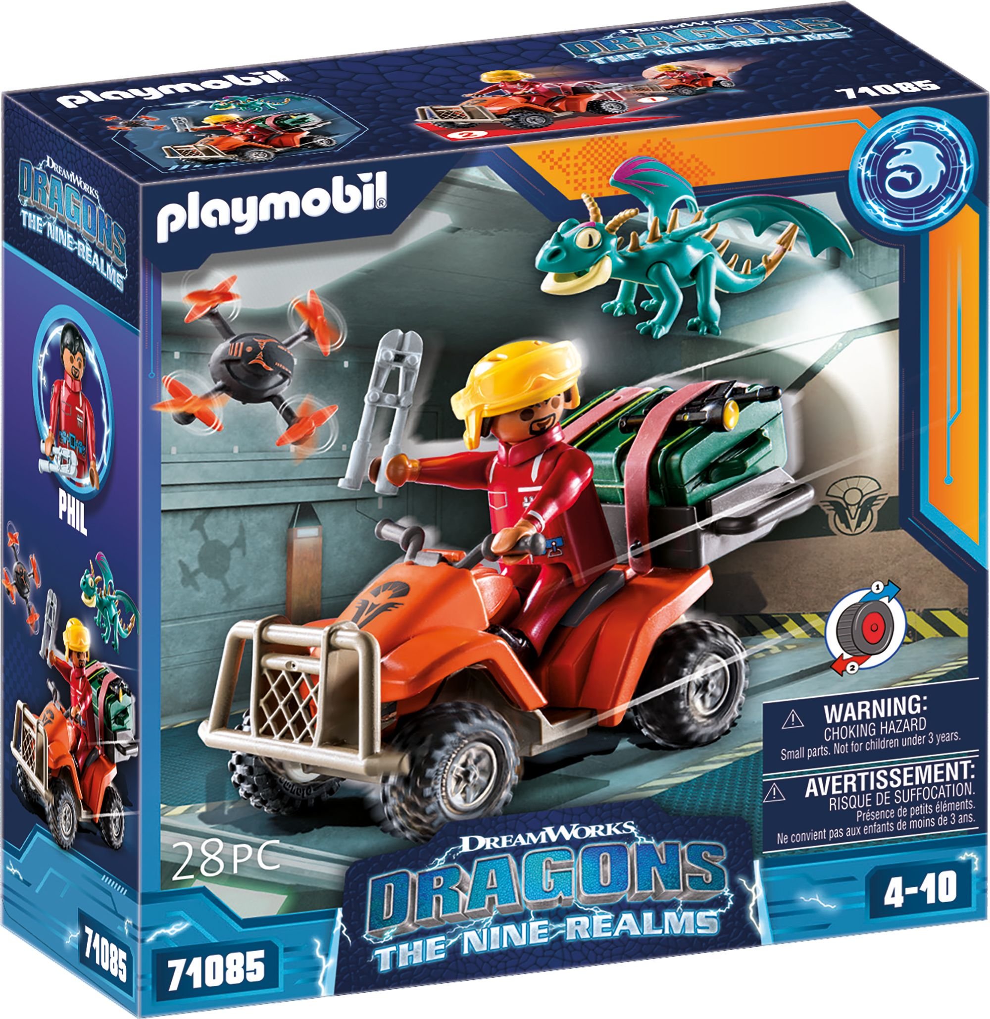 Playmobil 71085 Dragons Nine Realms Icaris Quad und Phil