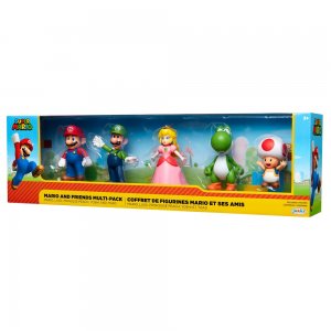 Jakks Nintendo World of Super Mario and Friends 5er-Pack