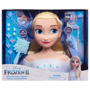 Disney Česací hlava Frozen II Elsa Deluxe