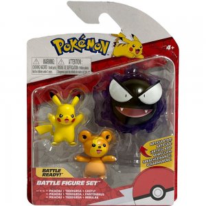 Pokémon akčný Pikachu Gastly Teddiursa 5-8 cm