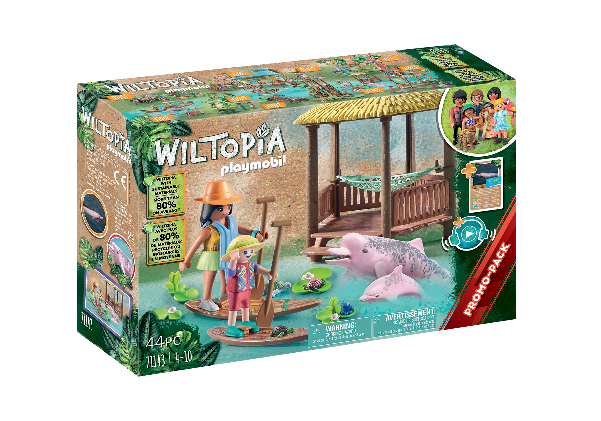 Playmobil 71143 WILTOPIA Expedition für Flussdelfine
