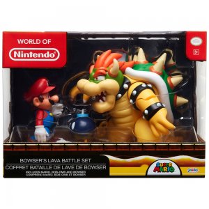 Jakks Nintendo Lávová bitevní Sada figurek Mario vs Bowser