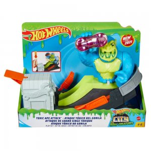 Hot Wheels City Fahre Rennen mit dem Gorilla-Monster