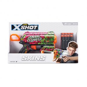 Zuru X-SHOT SKINS 8 NÁBOJŮ Zombie Stomper