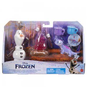 Disney Frozen Olaf a Bruni pri ohníku