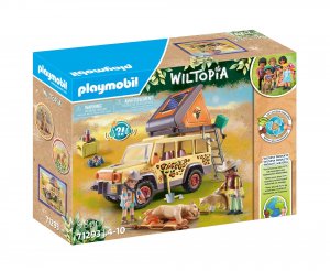 Playmobil 71293 Wiltopia - S terénnym vozidlom medzi levmi