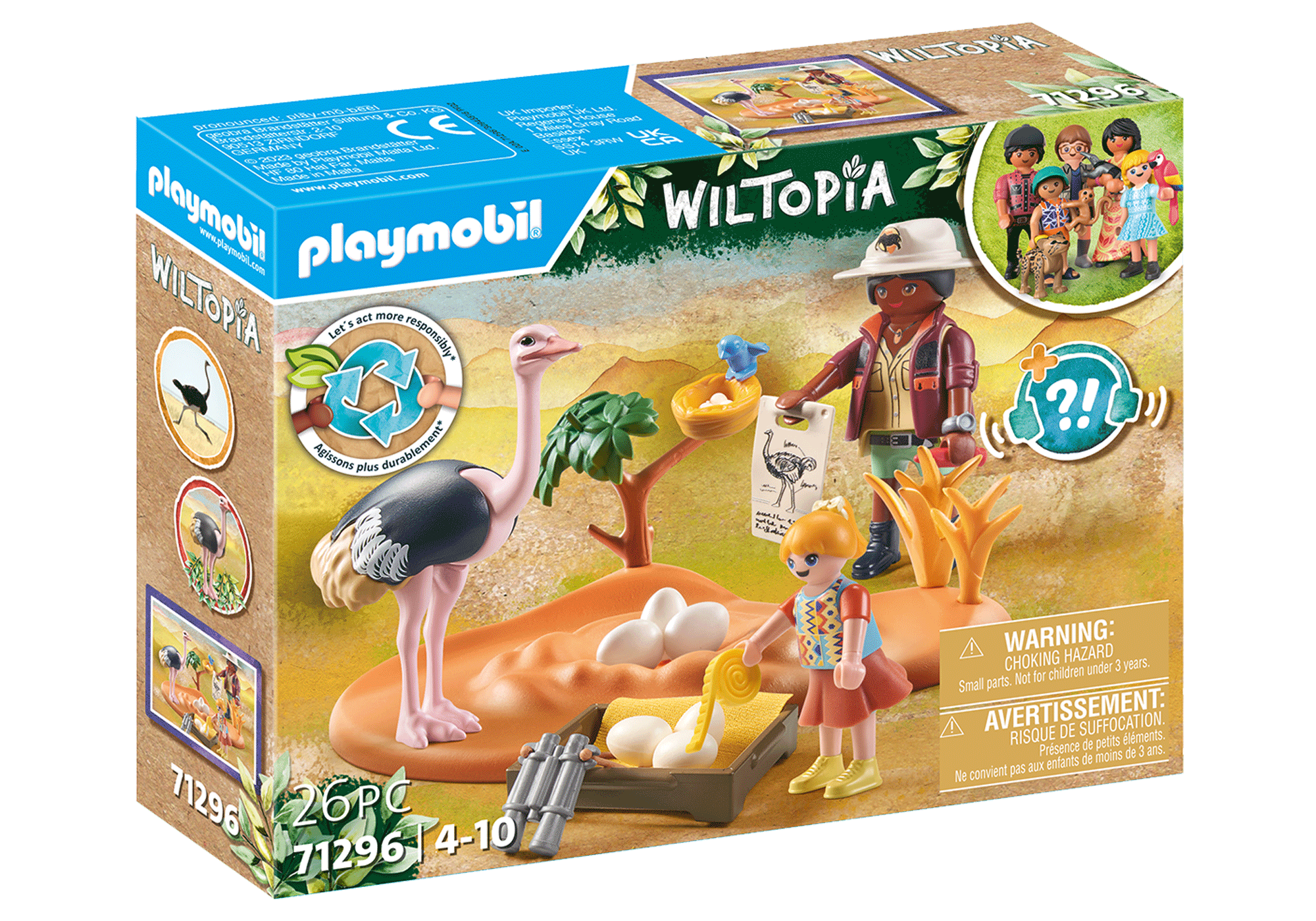 Playmobil 71296 Wiltopia - Chovatelia pštrosov