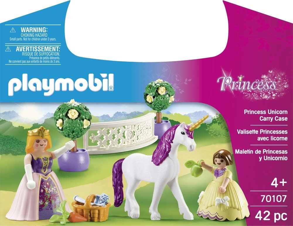 Playmobil 70107 Tragbare Box groß, Prinzessin und Einhorn