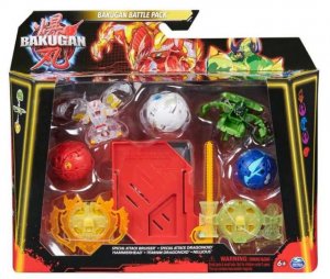 Bakugan Speciální útok S6 Bruiser & Dragonoiád & Hammerhead & Tit Dragonoiád & Nillious