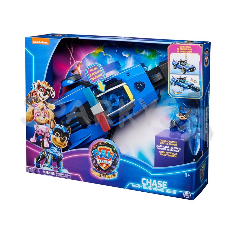 Spin Master Paw Patrol Film 2 interaktives Fahrzeug mit Chase-Figur