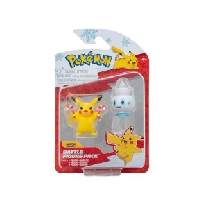 Jazwares Kampffiguren POKÉMON 2-PACK Holiday Edition Pikachu und VANILLITE
